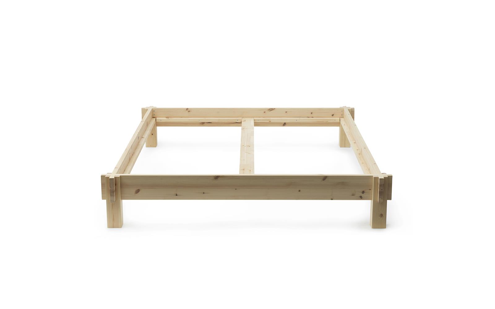 Wood bed frame online under 200