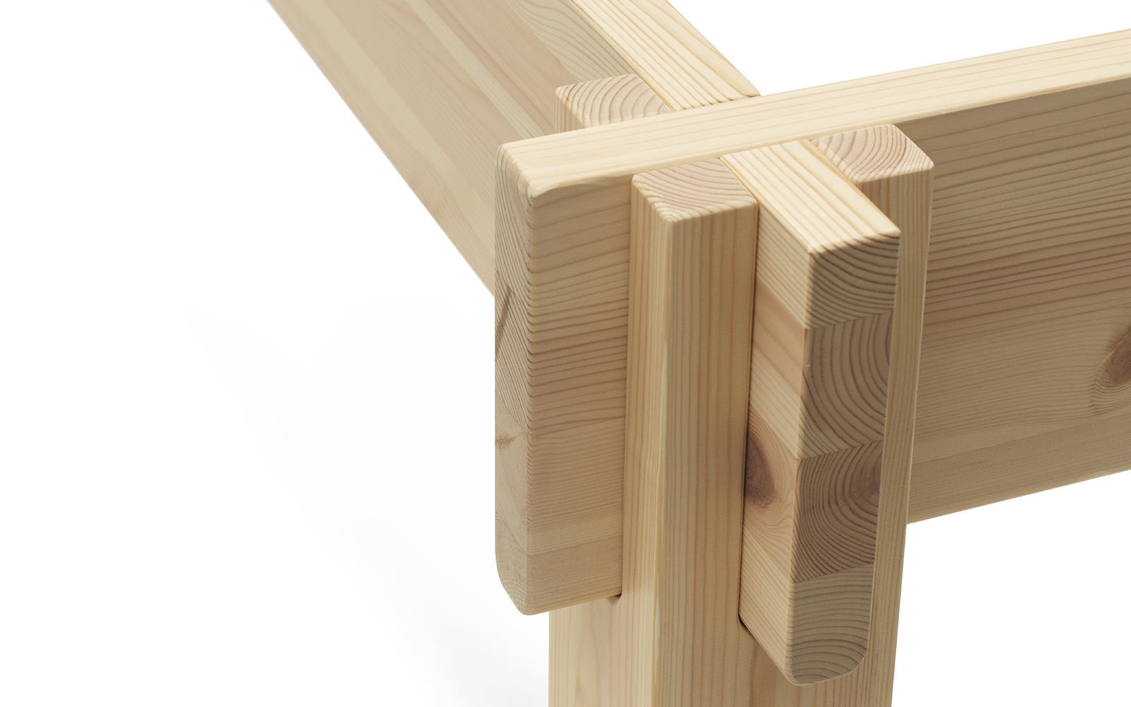 Notch Bed Frame 180 x 200 cm3