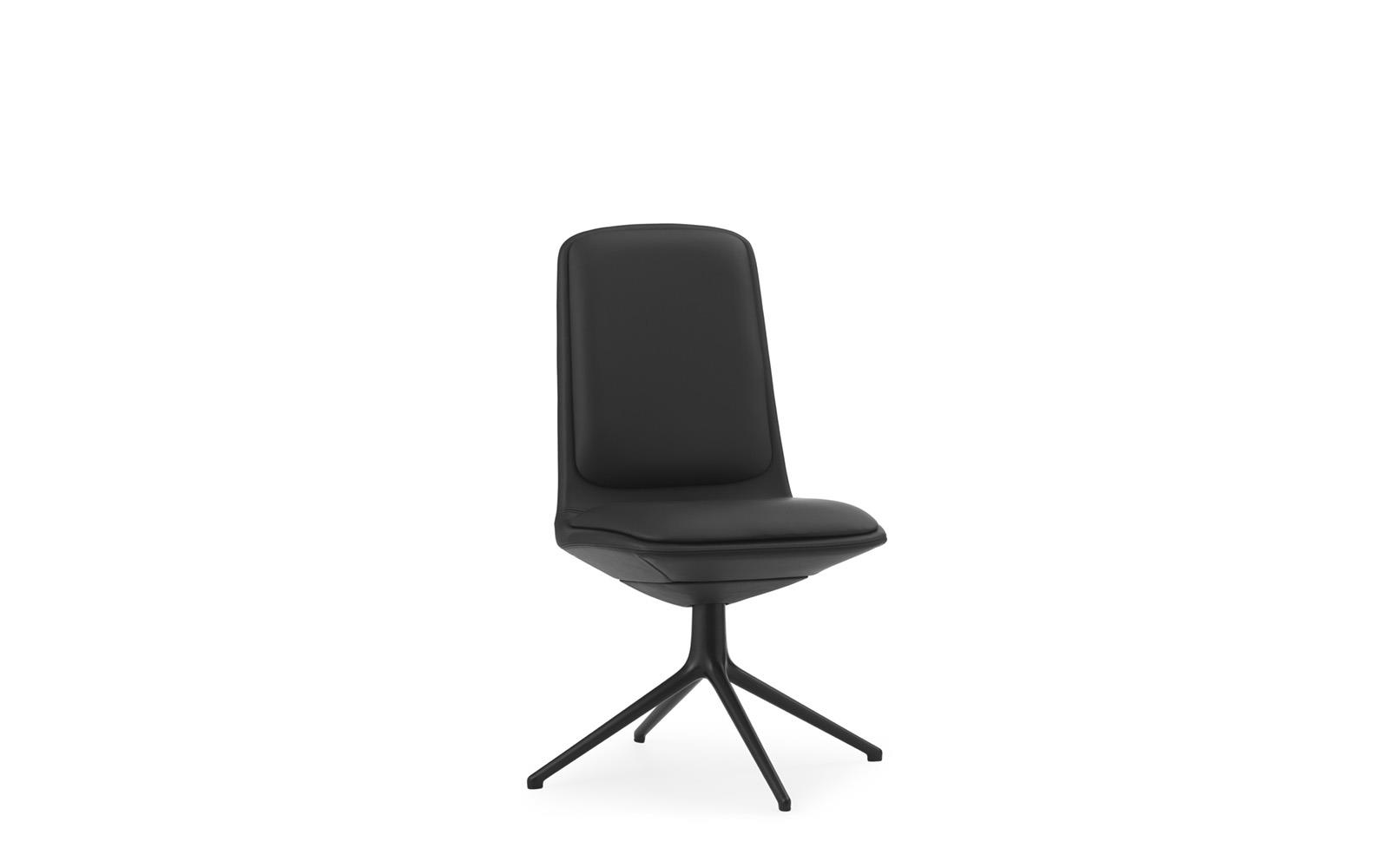 Off Chair Low 4L Black Alu With Cushion1