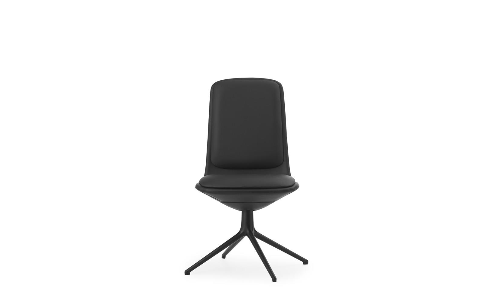 Off Chair Low 4L Black Alu With Cushion2