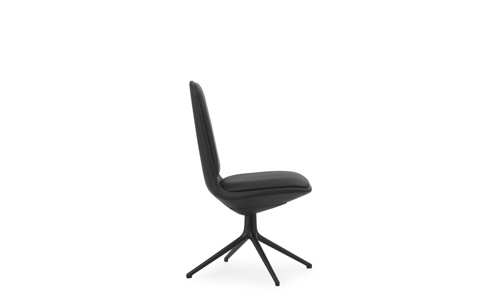 Off Chair Low 4L Black Alu With Cushion3