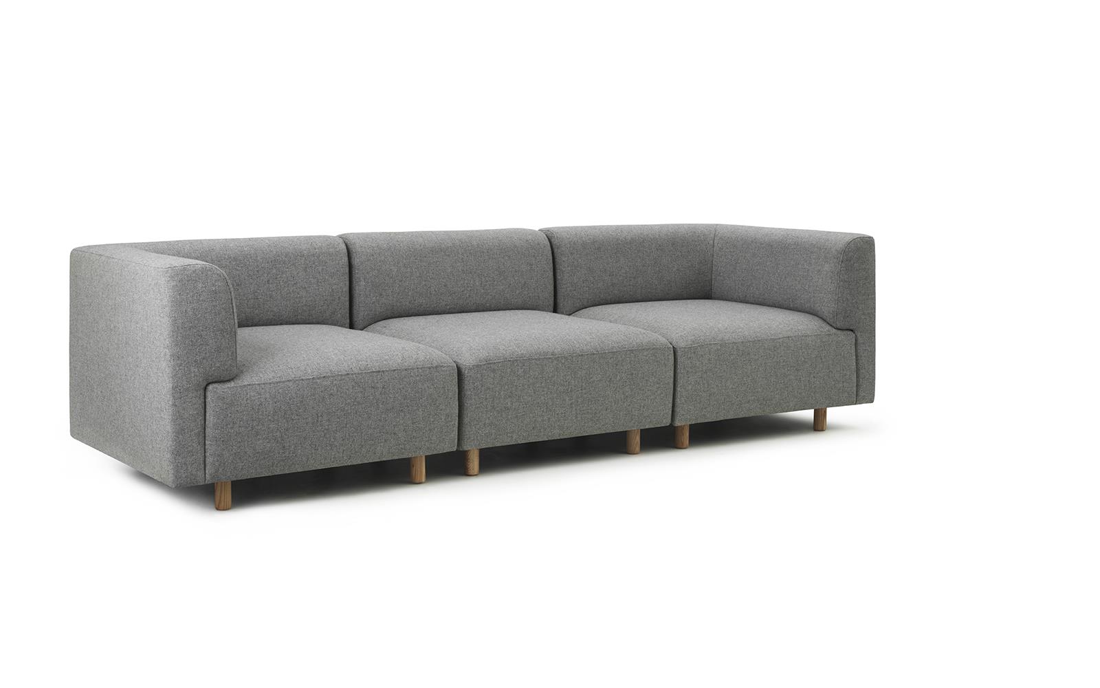 Redo Sofa 3 Seater Oak Legs1