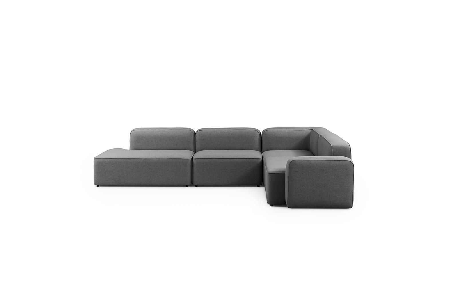 Rope Sofa 3 Seater Corner Right Armrest1
