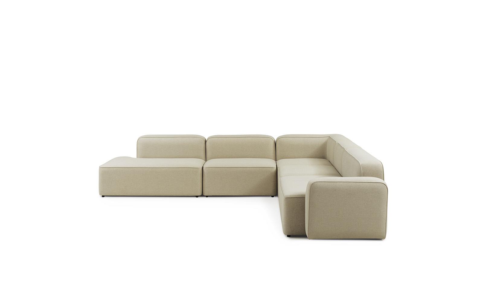 Rope Sofa 4 Seater Corner Right Armrest1