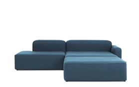 Rope Sofa Chaise Lounge right with Pouf1