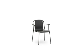 Studio Armchair Black Steel1