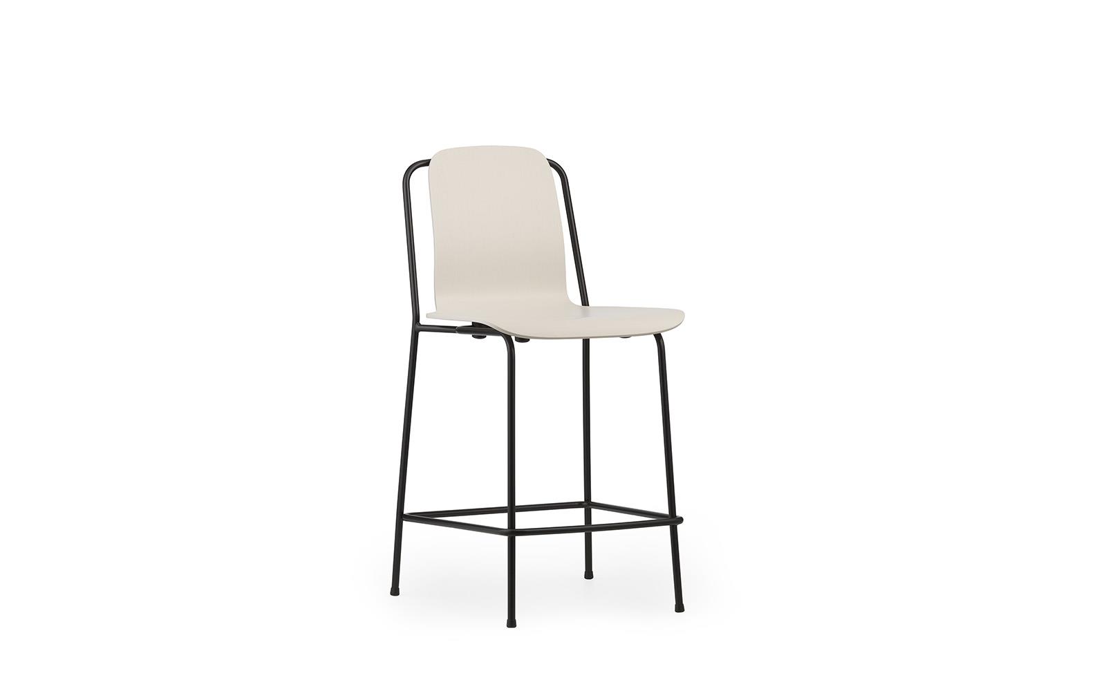 Studio Bar Chair 65 cm Black Steel1