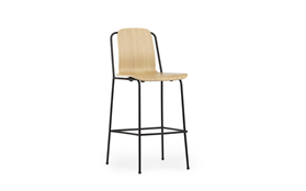 Studio Bar Chair 75 cm Black Steel1