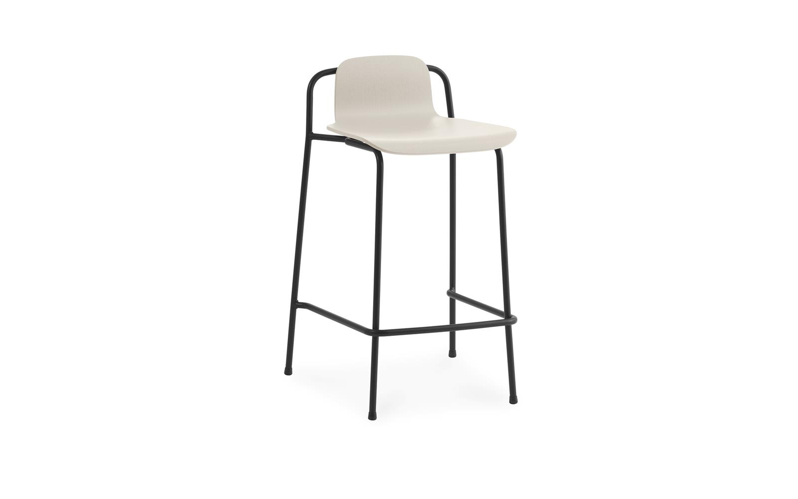 Studio Barstool 65 cm Black Steel1