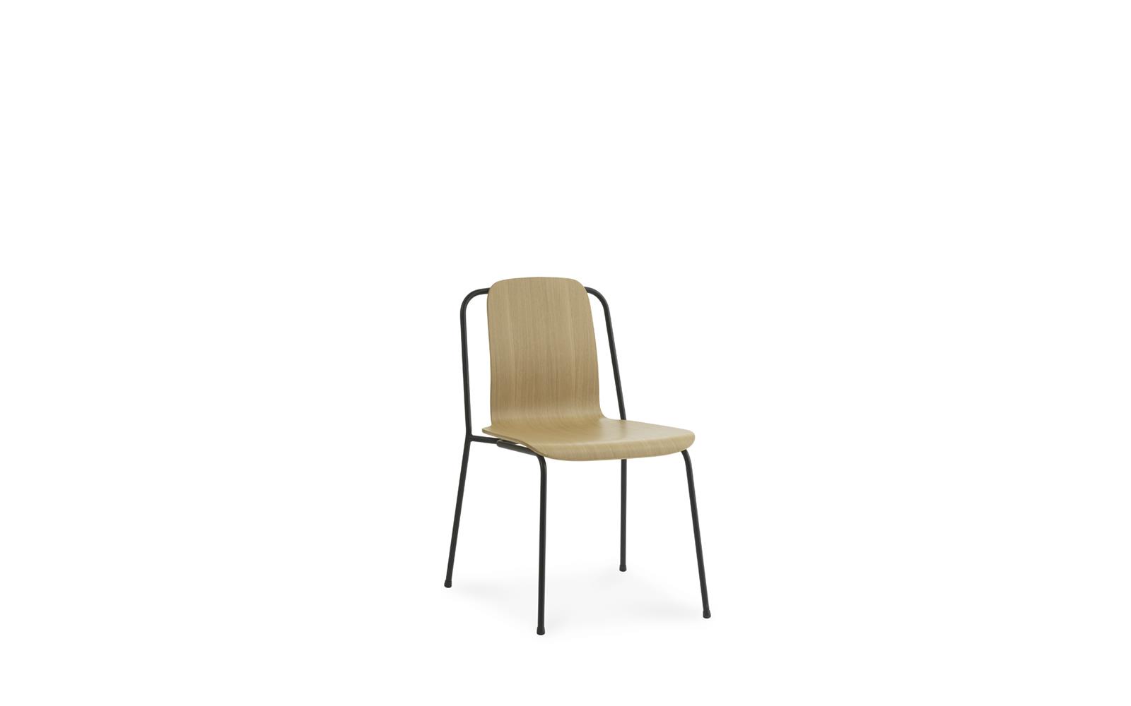 Studio Chair Black Steel1