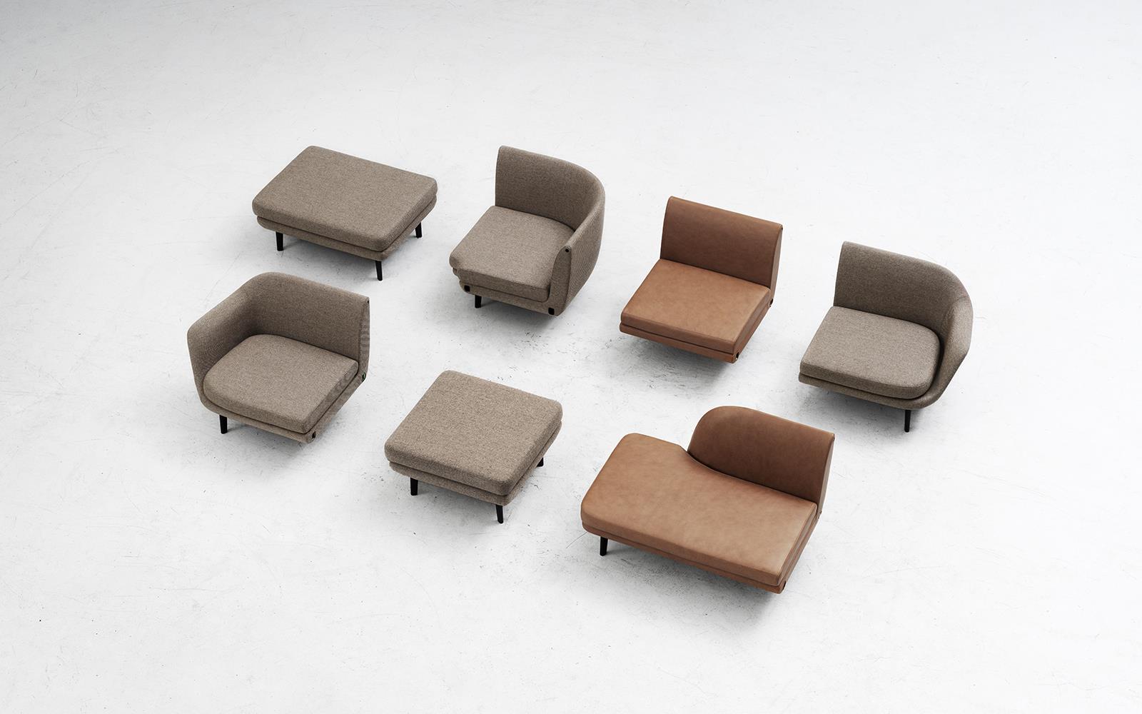 Sum Modular Sofa 4 Seater Corner4
