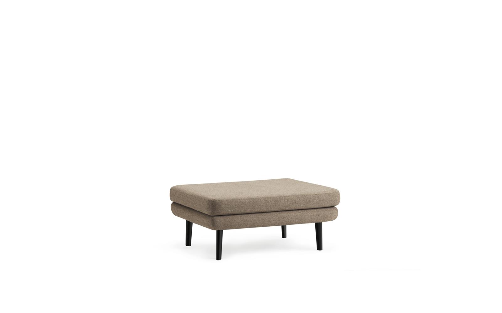 Sum Pouf Large Black Aluminum Main Line Flax Sum Modular Sofa 710 Pouf Large Black1