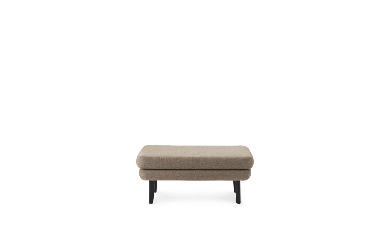 Sum Pouf Large Black Aluminum Main Line Flax