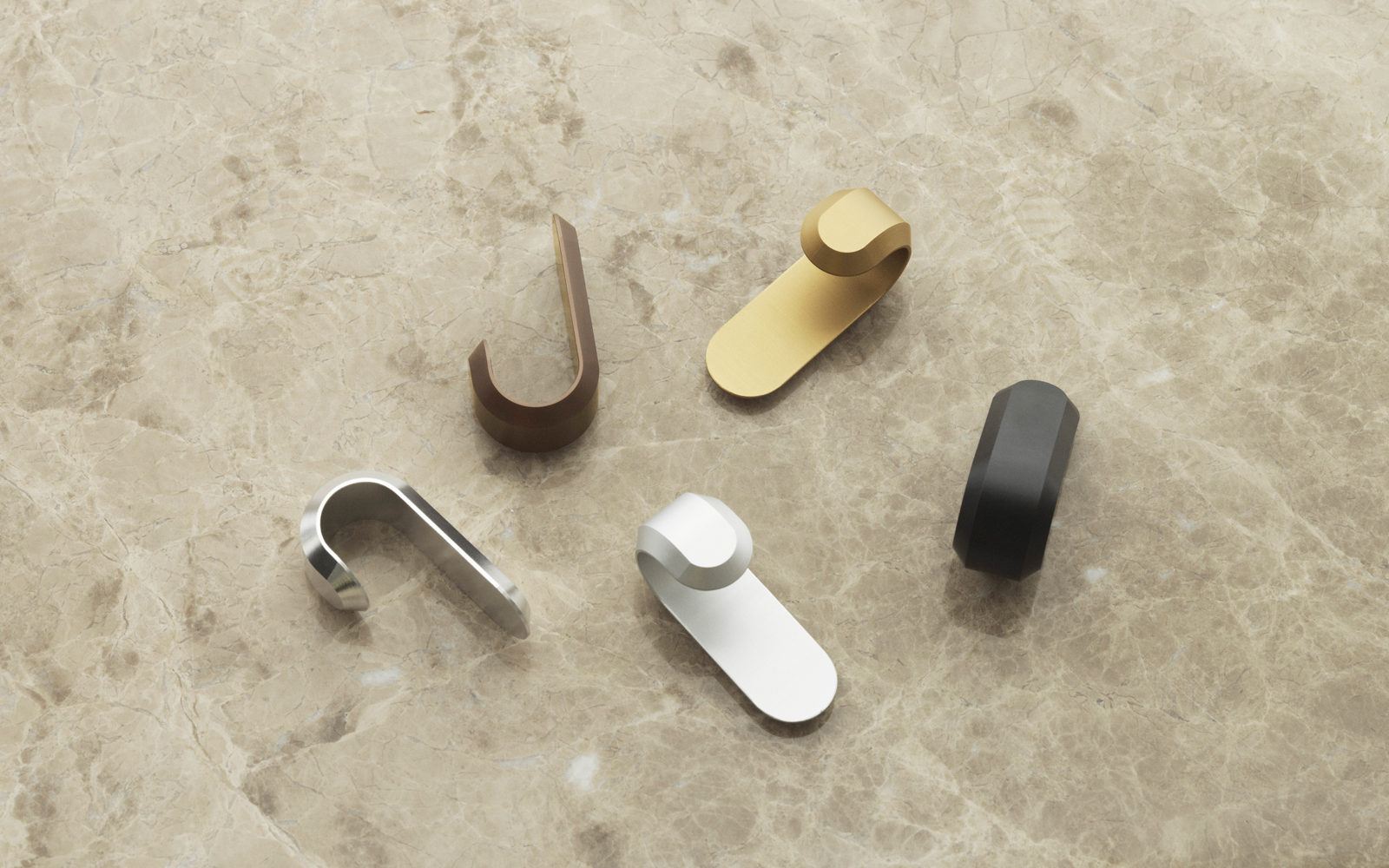 Aanval Werkloos magie Curve Hooks | Wooden hooks in white lacquere veneer