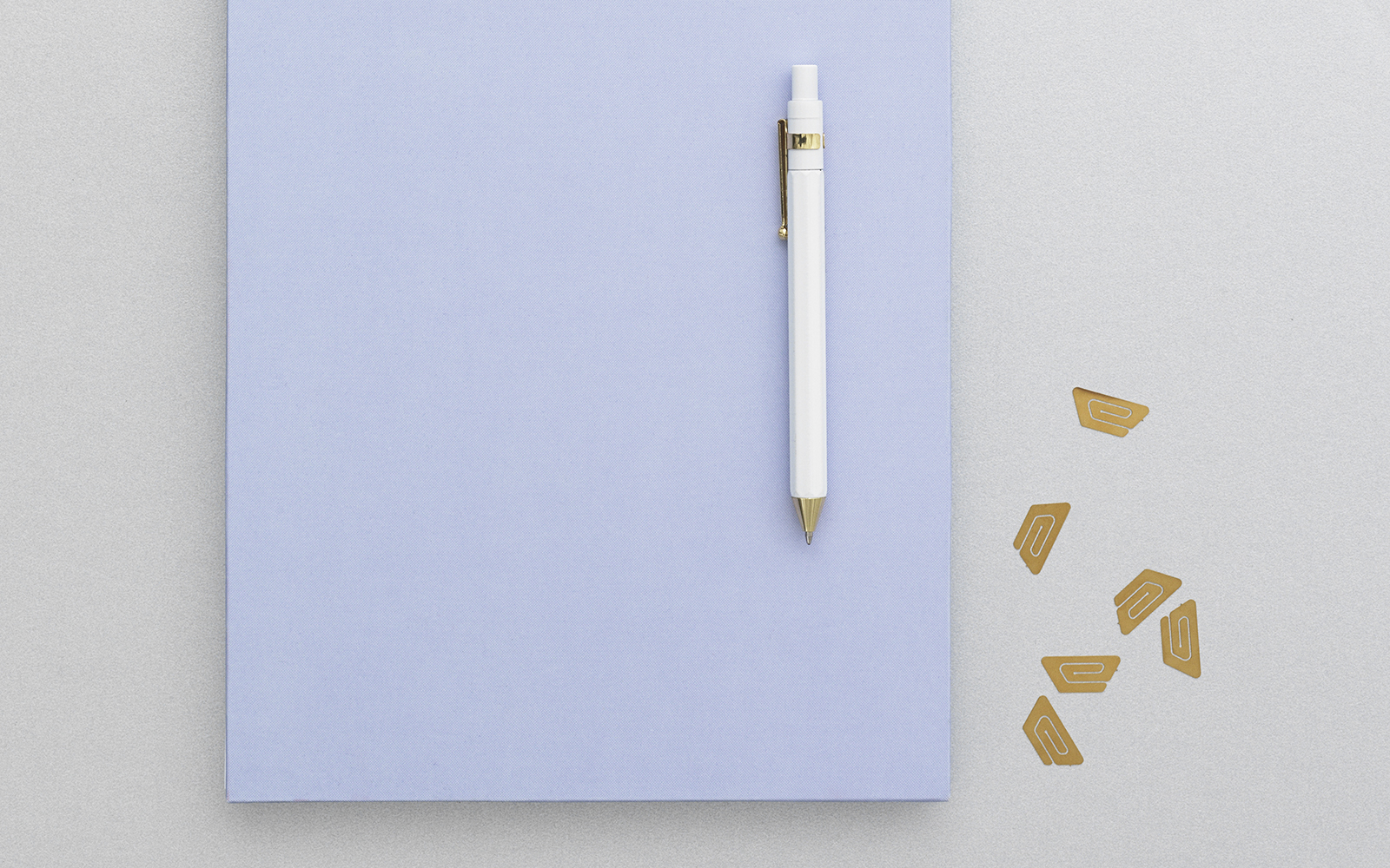 red notebook with gold
