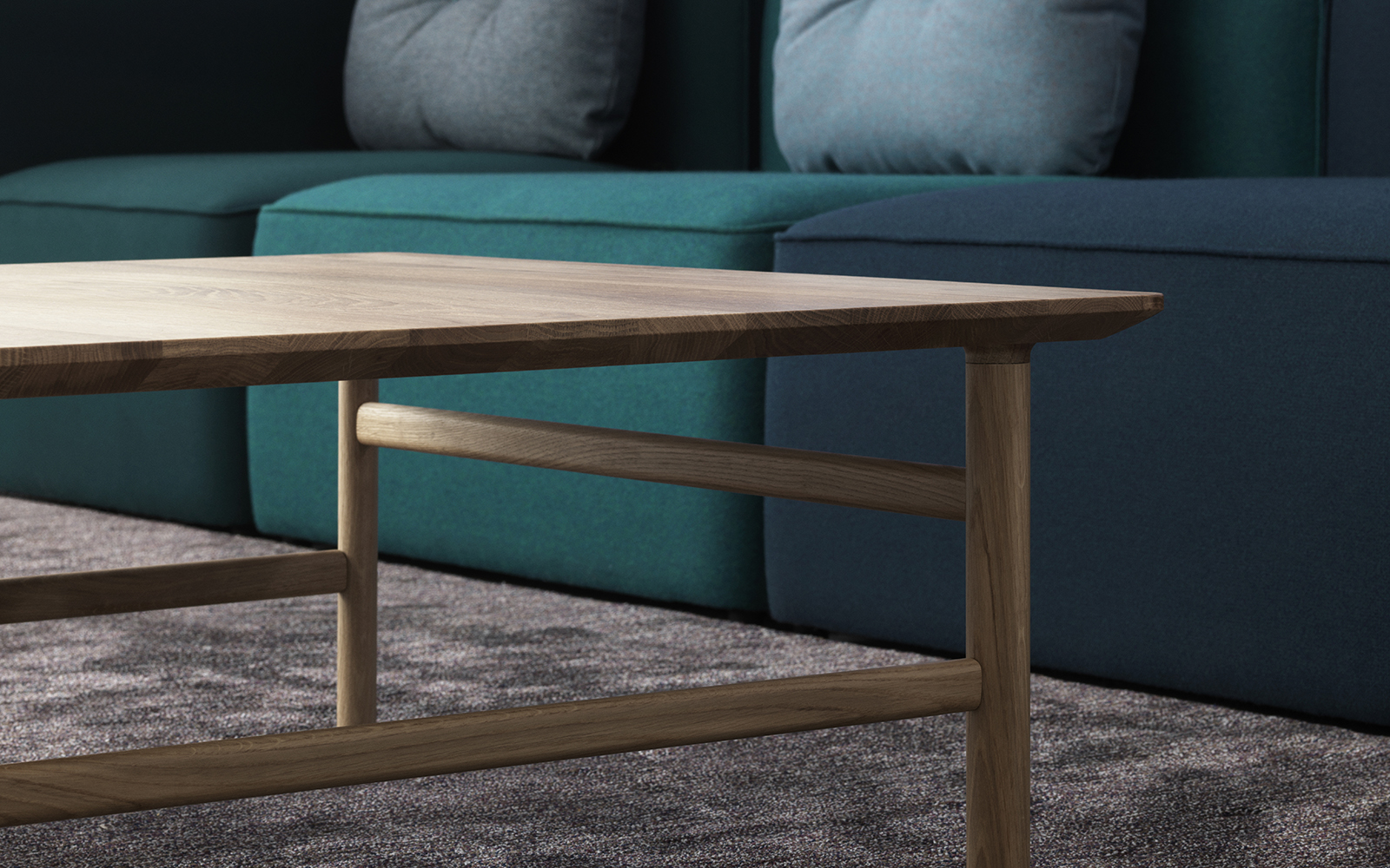 grow coffee table timeless danish design in stained oak