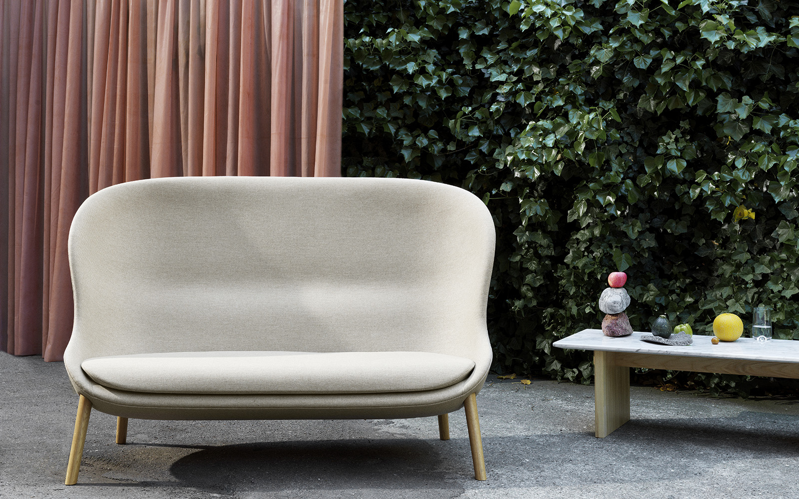 Hyg Sofa Oak Main Line Flax You Can Snuggle Into The Armchair With A Cup Of Coffee And Book While Sofa Version Brings Focus Towards Center Companionship