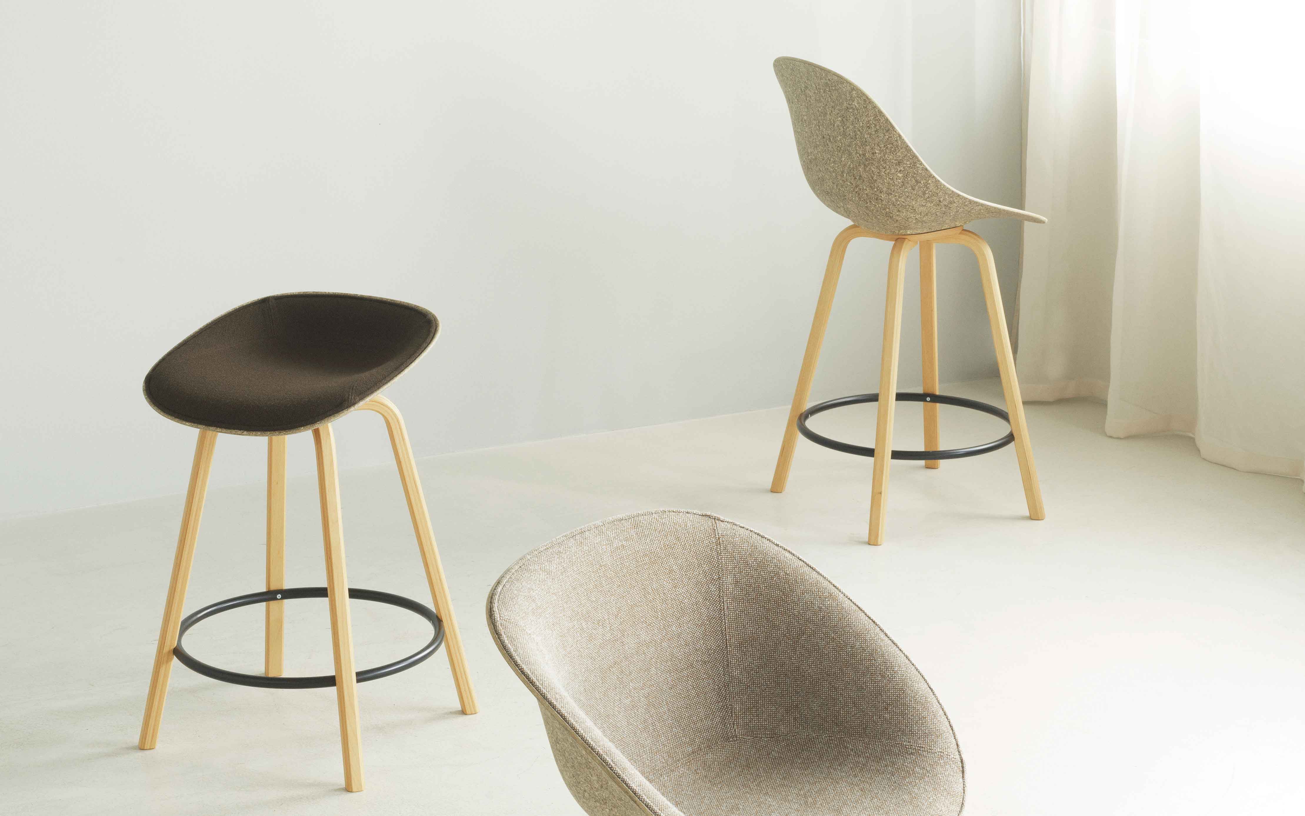 Mat barstools Normann Copenhagen