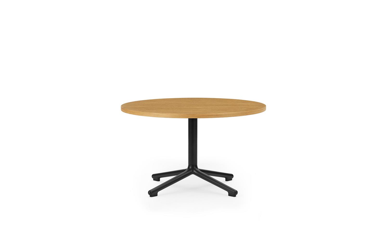 Lunar Table H40 cm Black Alu