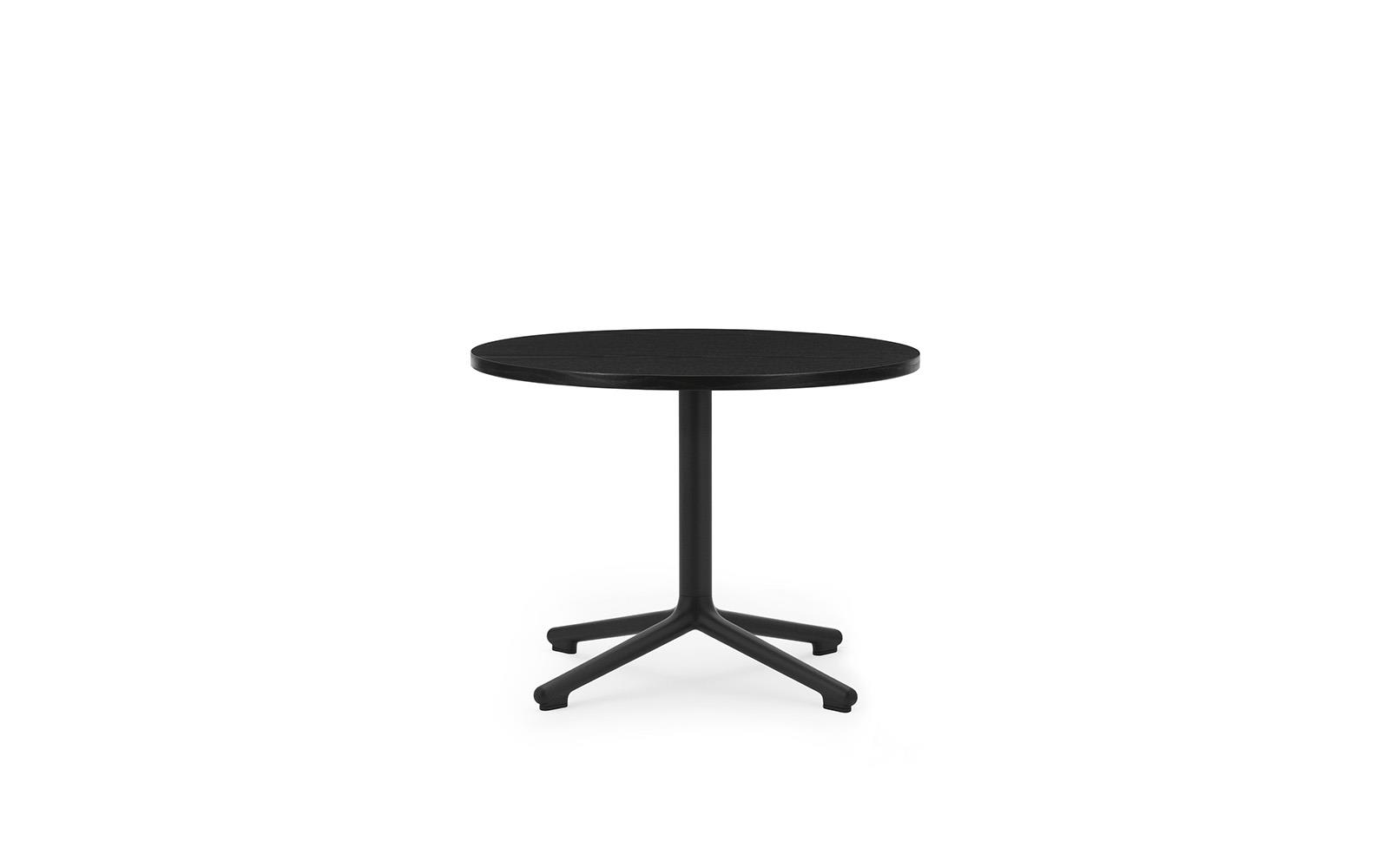 Lunar Table H45 cm Black Alu