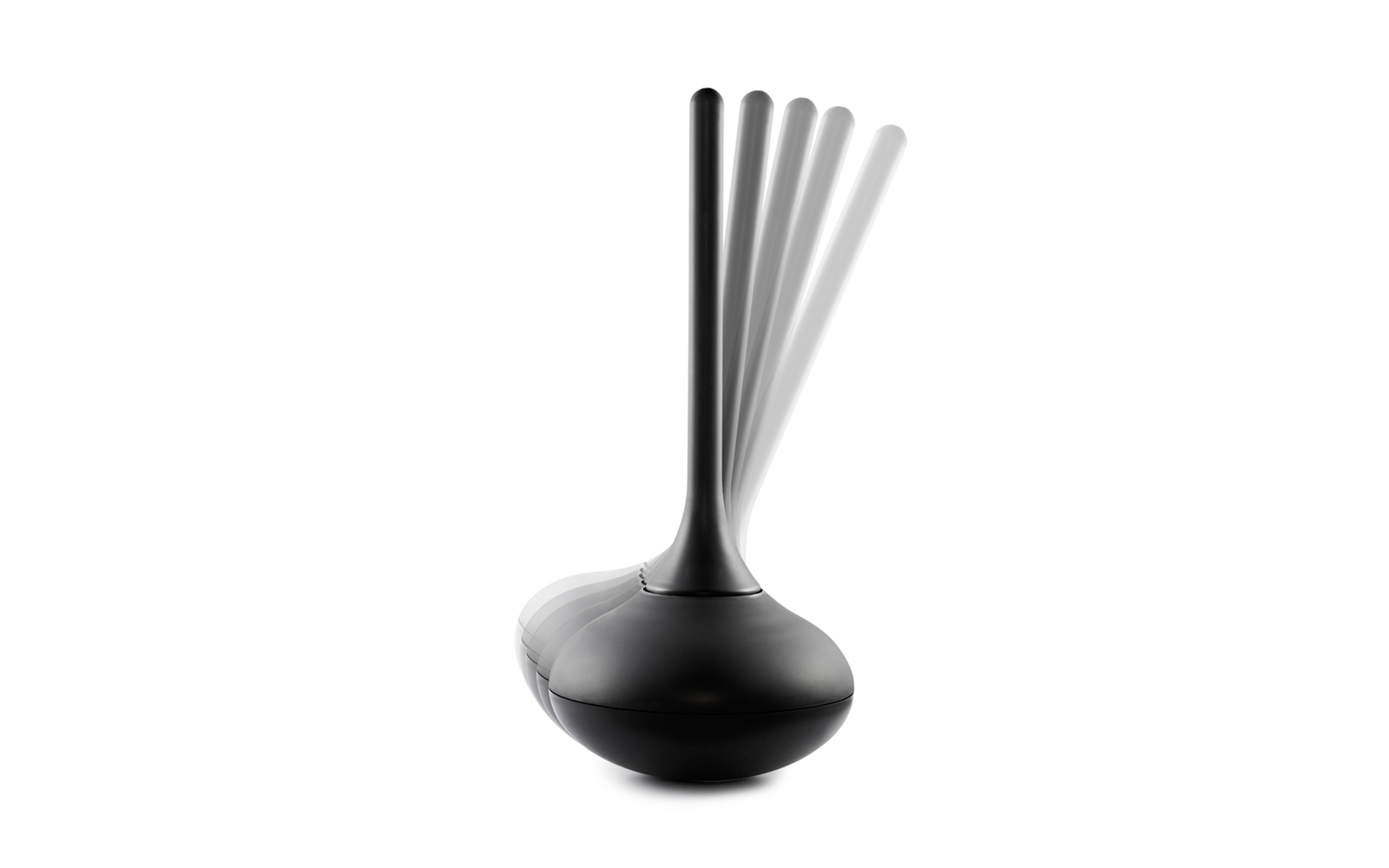 Ballo toilet brush front black