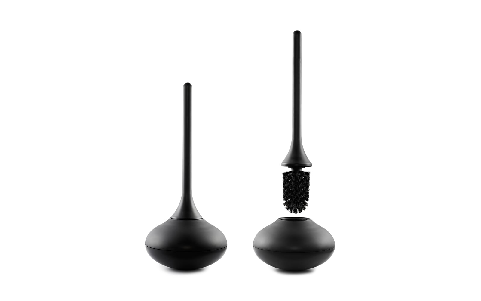 Ballo toilet brush front black