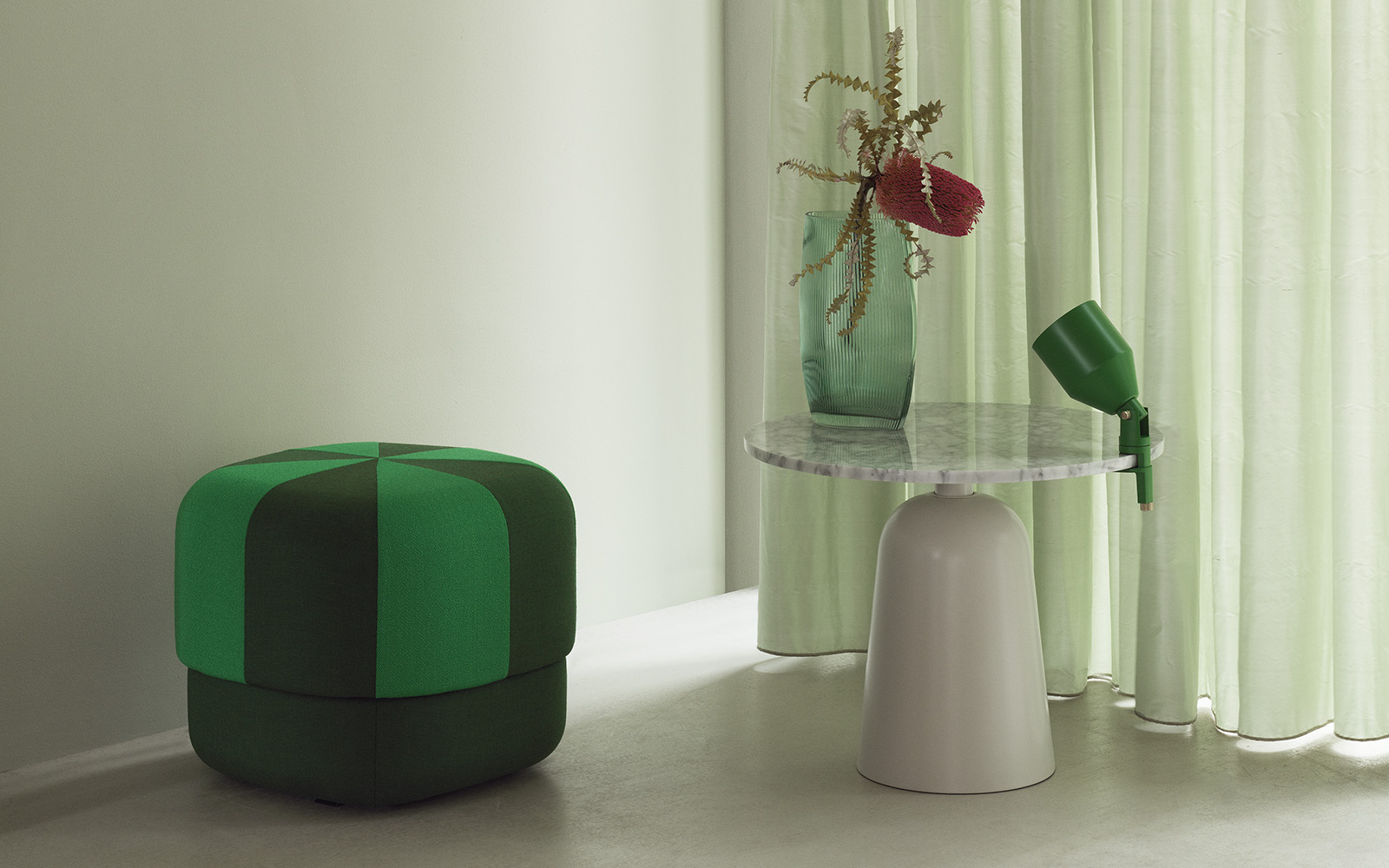 Klip lamp green Normann Copenhagen