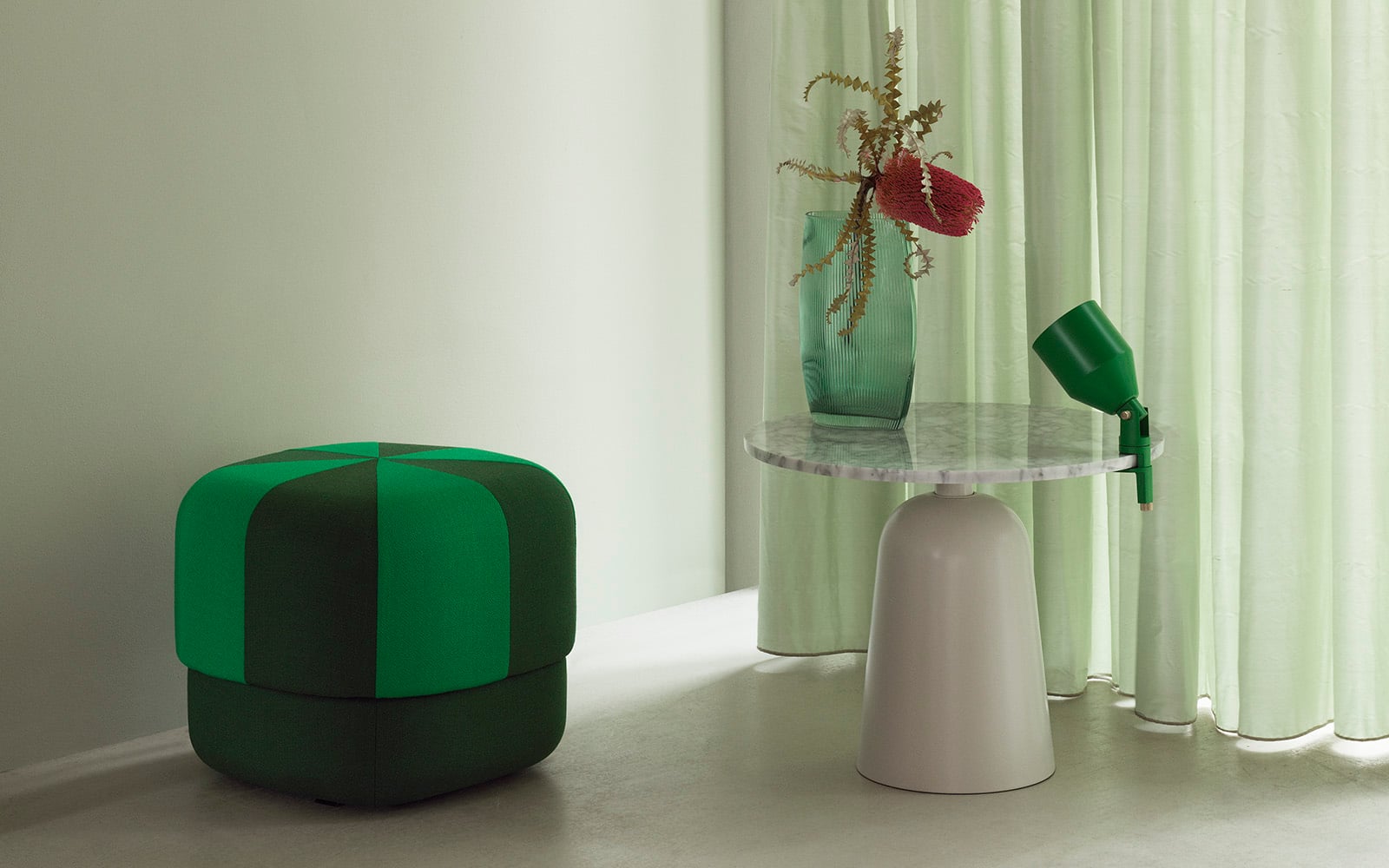 Klip lamp green Normann Copenhagen