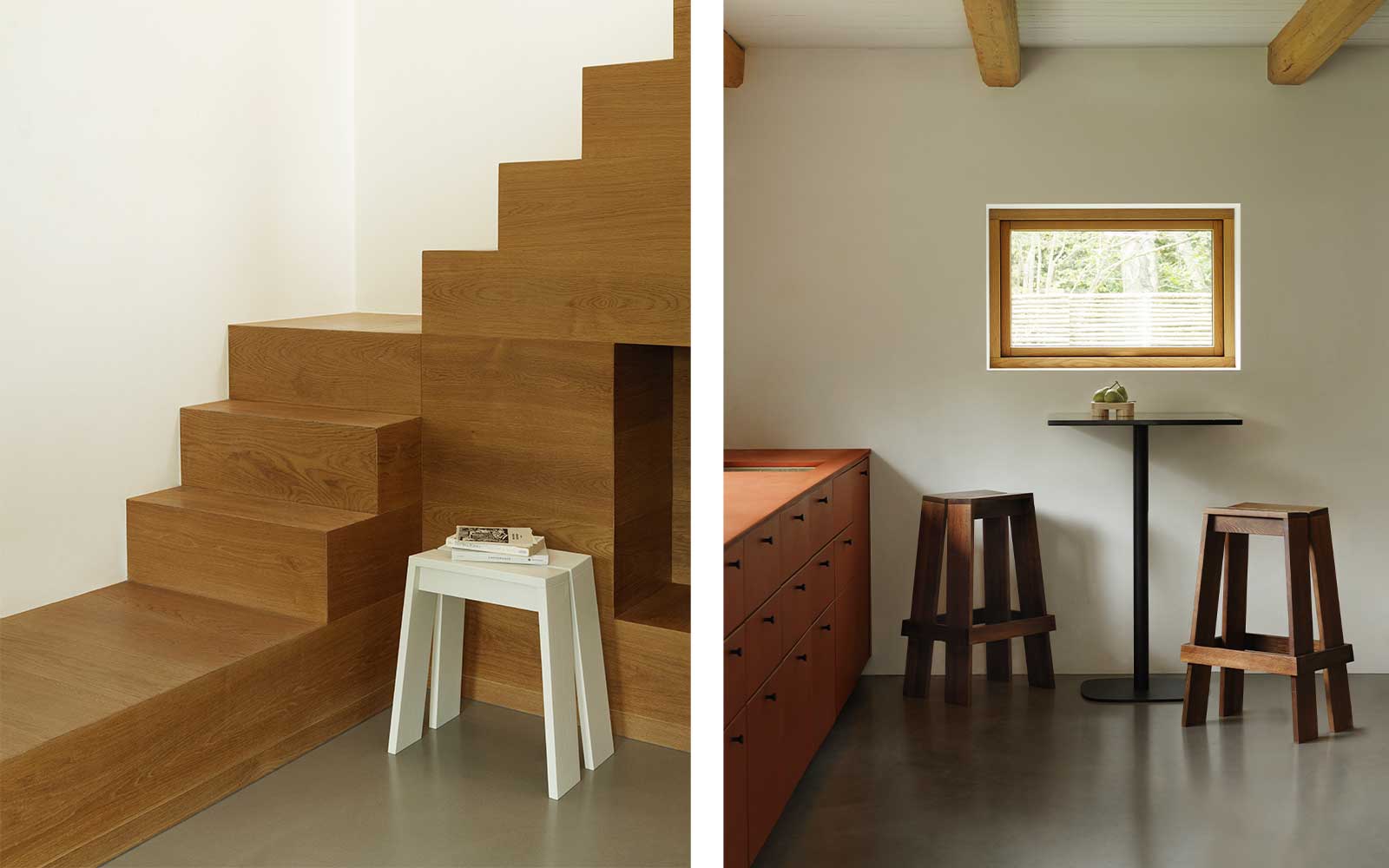 Let stool and Barstool Normann Copenhagen