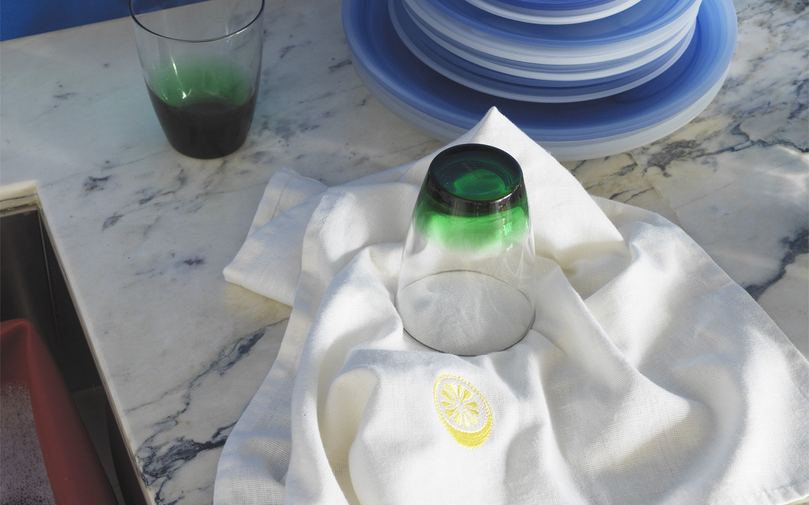 Yummy tea towel lemon Normann Copenhagen