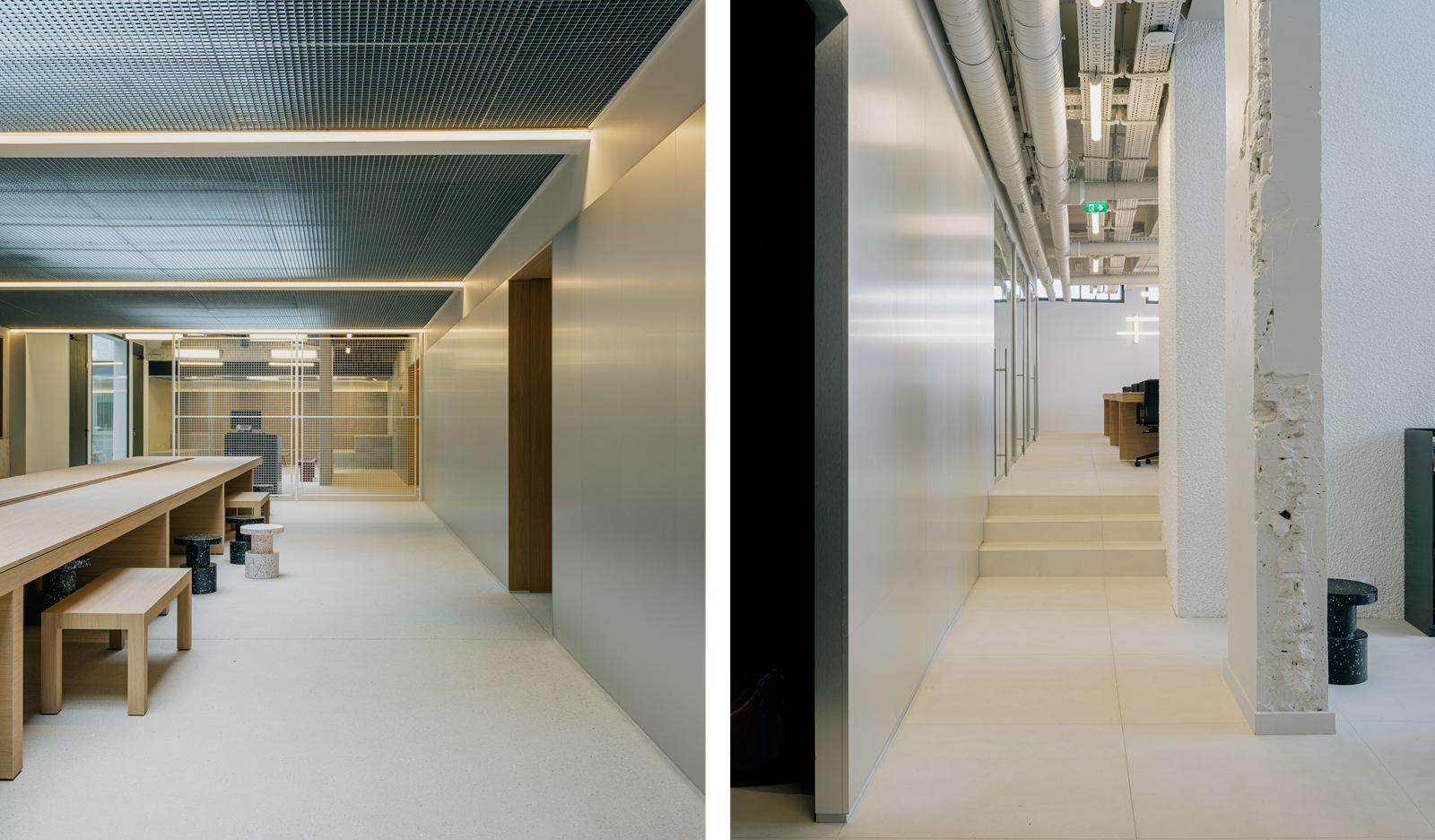 Yard Agency, architectural office project with Normann Copenhagen's Bit Stools