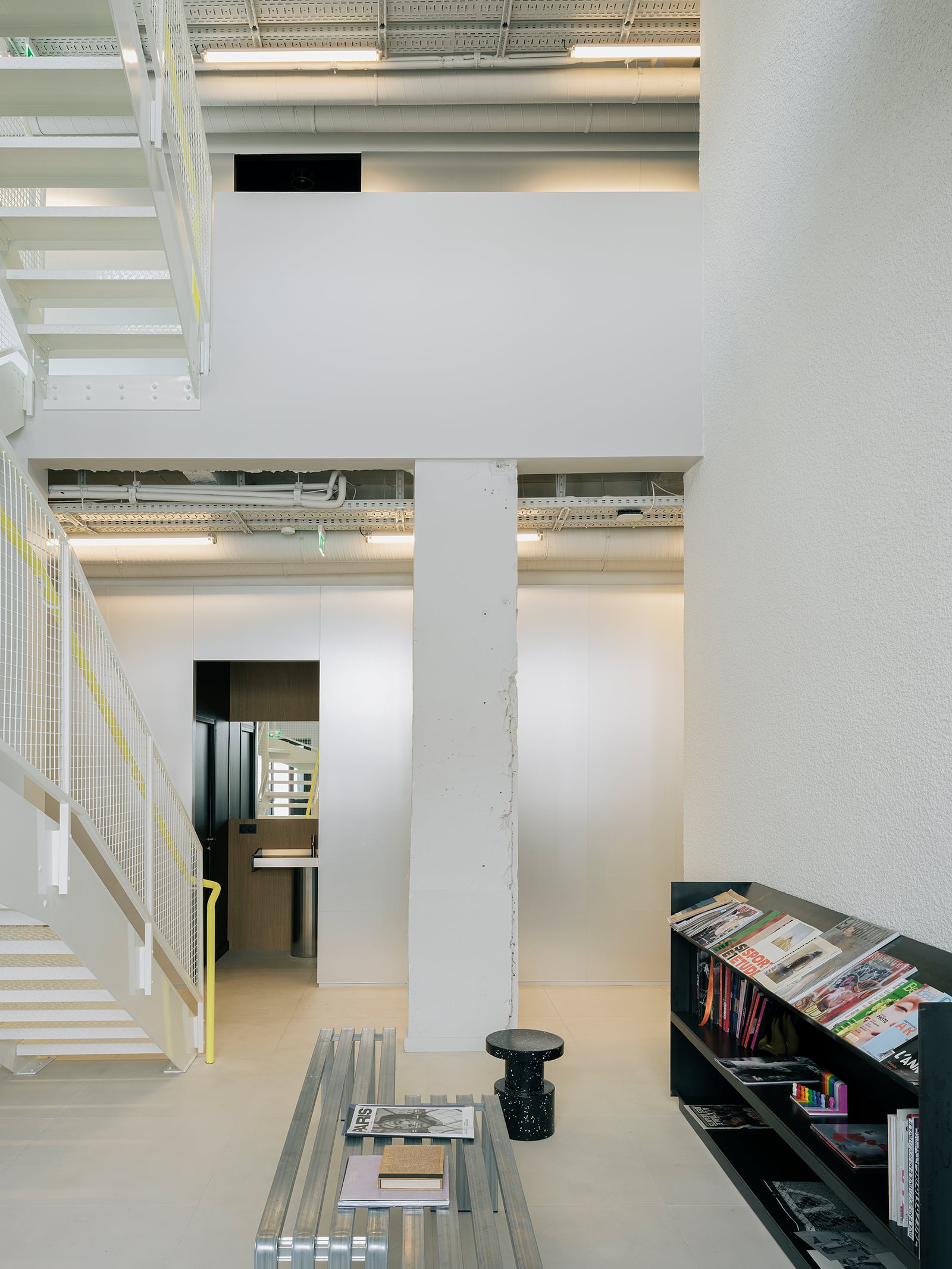 Yard Agency, architectural office project with Normann Copenhagen's Bit Stools
