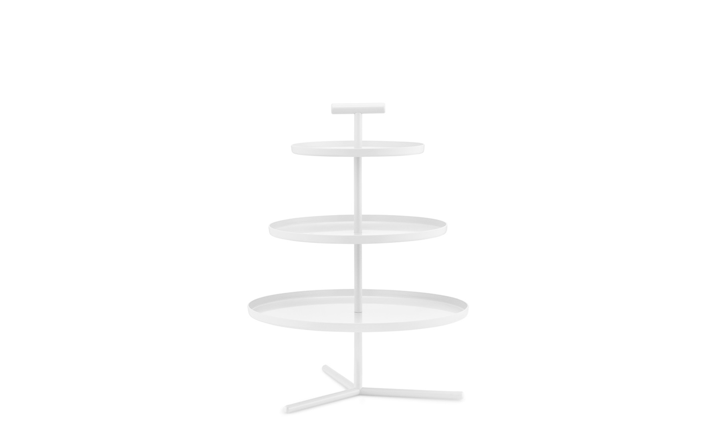 Glaze 3 Tier Cake Stand Scandinavian Design Glaze 3 Tier Cake Stand Cream