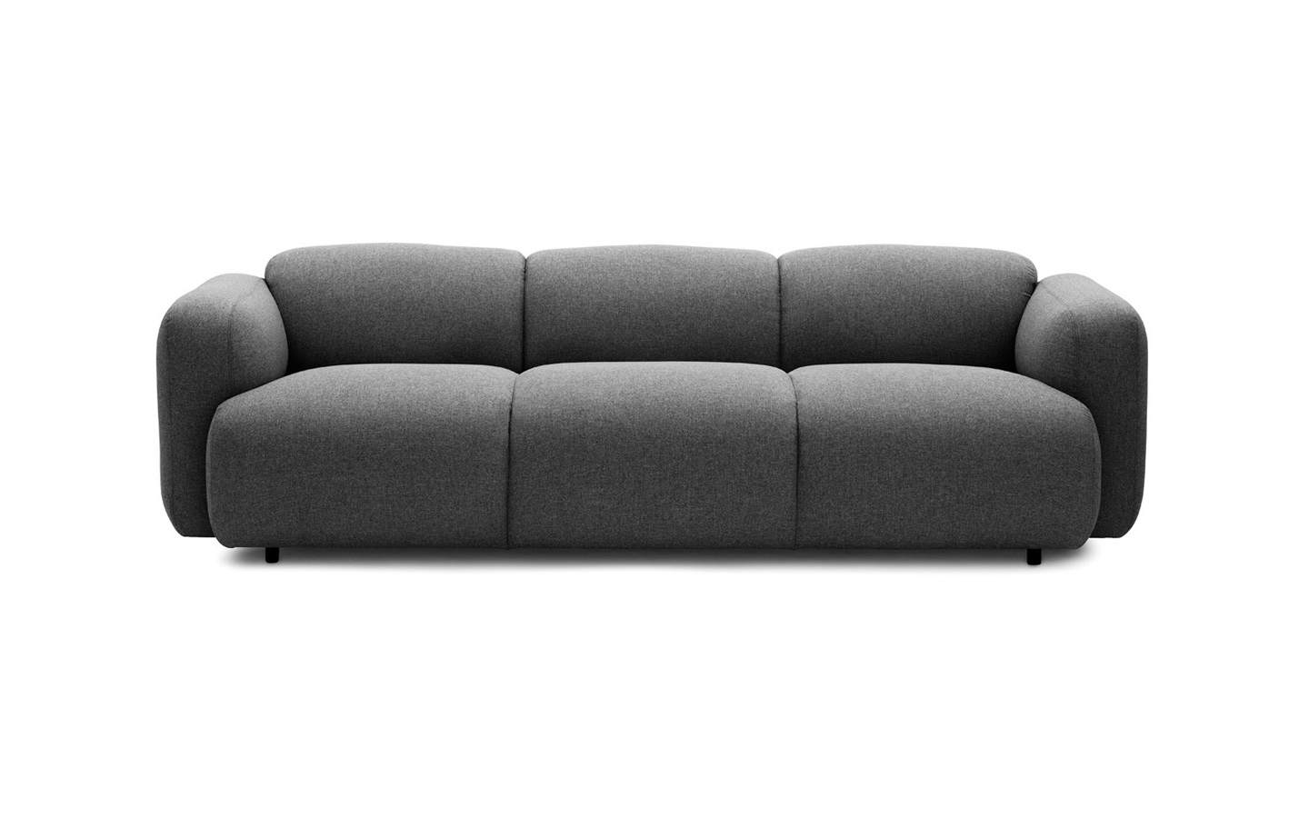 Curvy Scandinavian Design With An Edge | Swell Sofa 3 Seater Curvy Scandinavian Design With An Edge | Swell Sofa 3 Seater