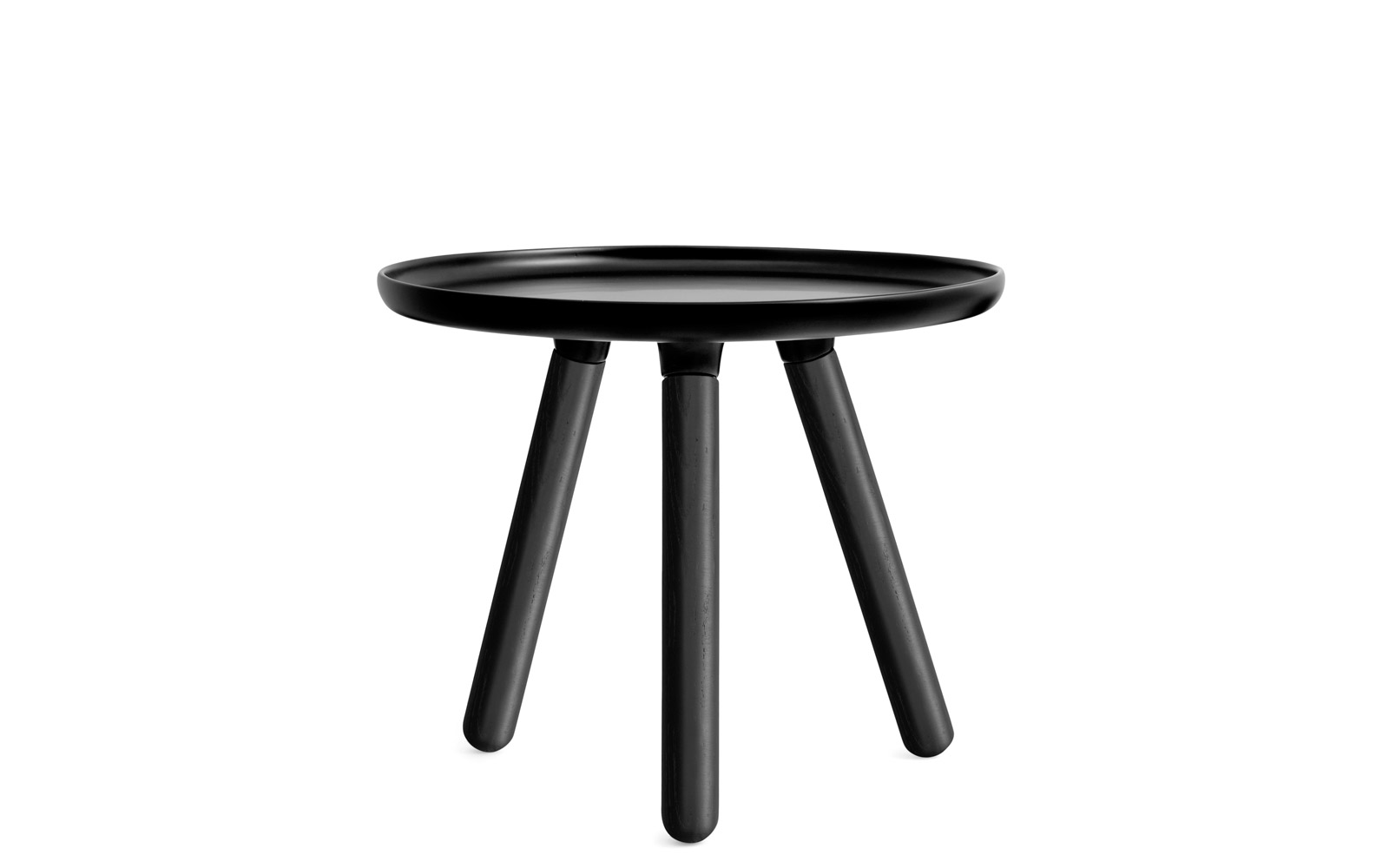 Black Side Table tablo table - a minimalistic coffee table in black with legs of Black Side Table tablo table - a minimalistic coffee table in black with legs of