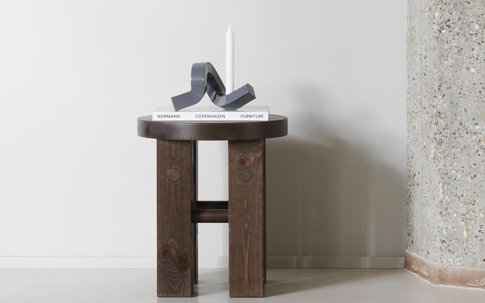 Crooked candlestick Normann Copenhagen