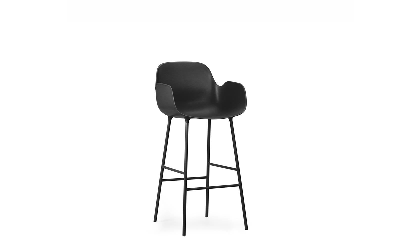 Form Bar Armchair 75 cm Steel