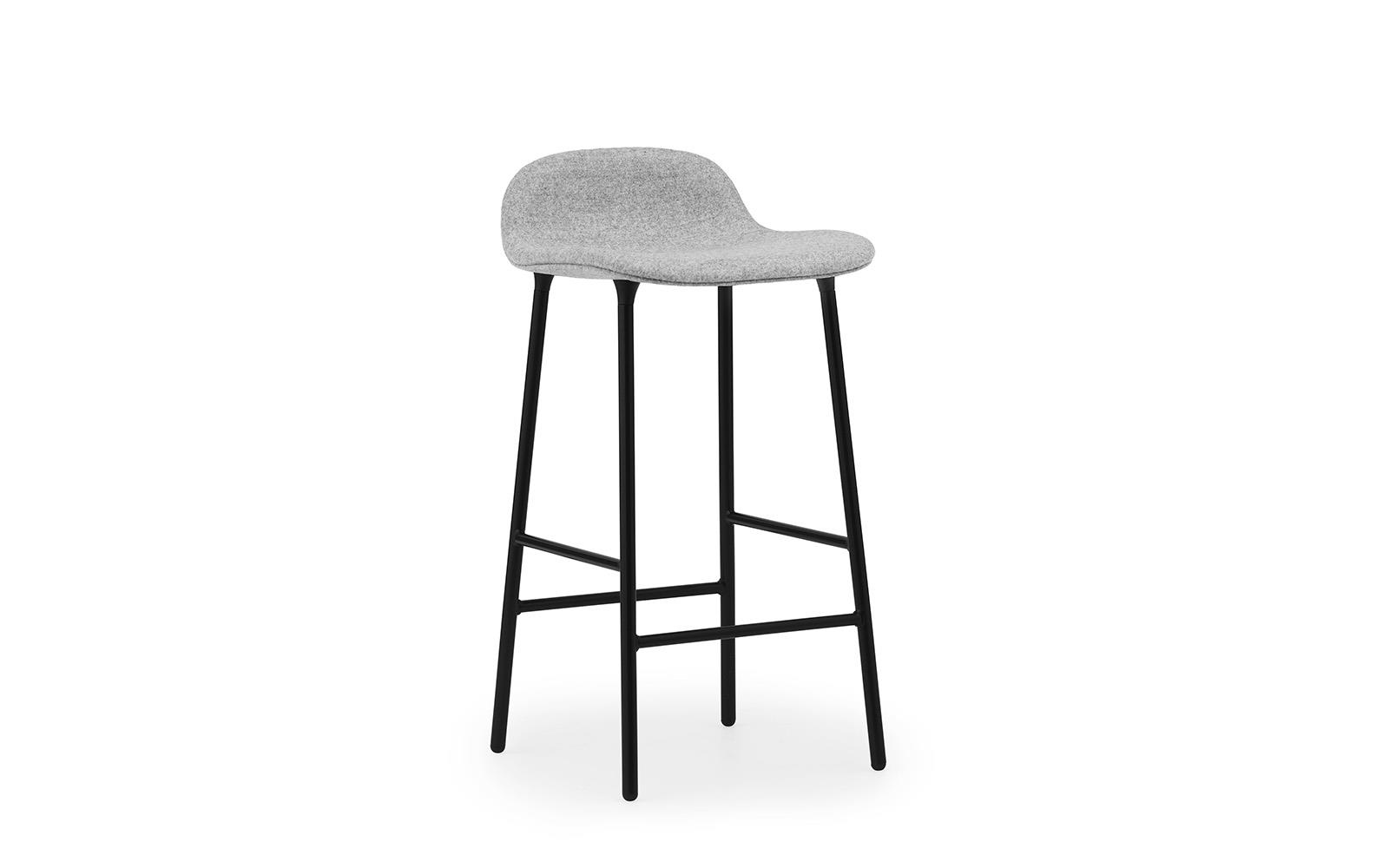 Form Barstool 65 cm Full Upholstery Steel