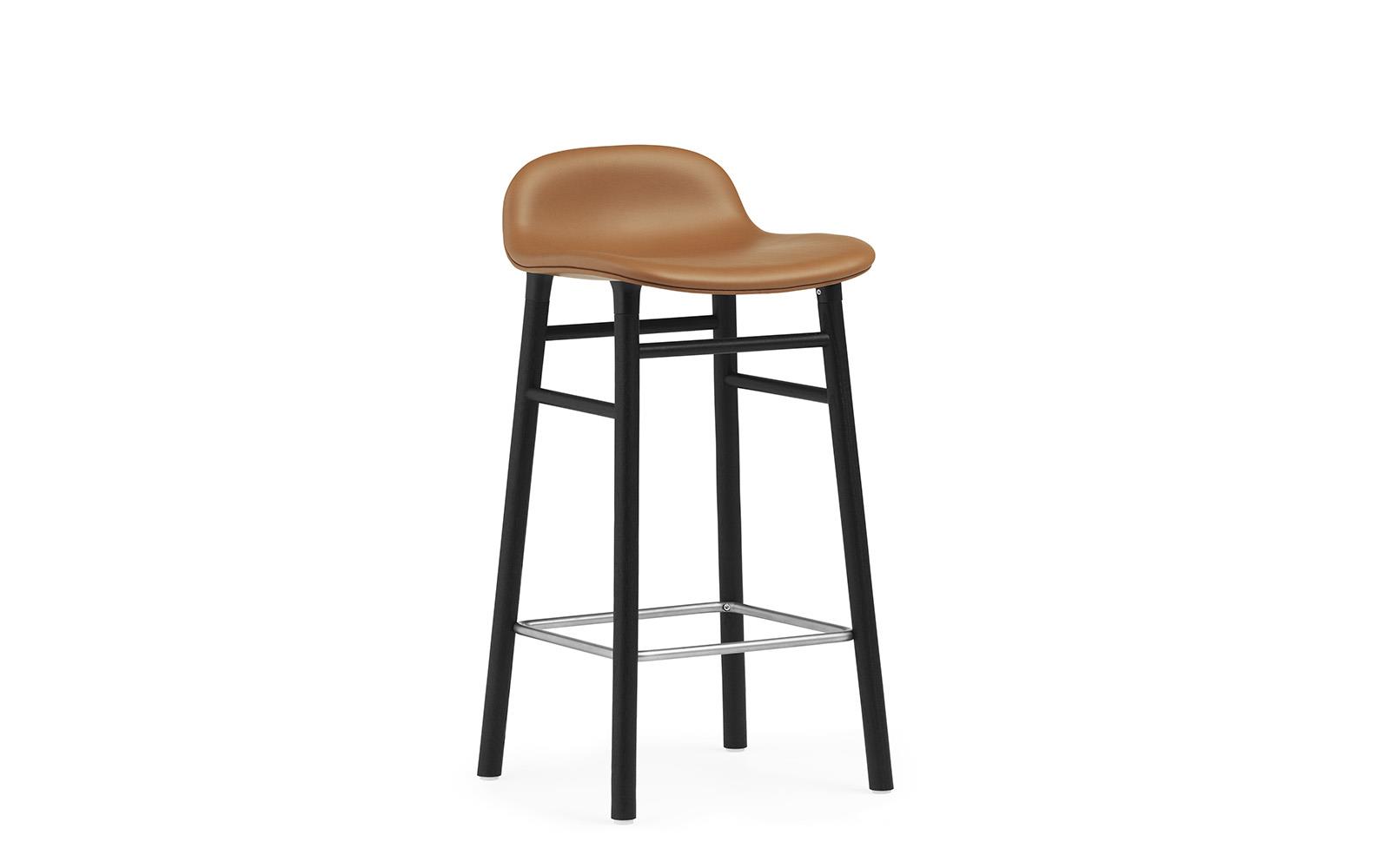 Form Barstool 65 cm Full Upholstery Wood