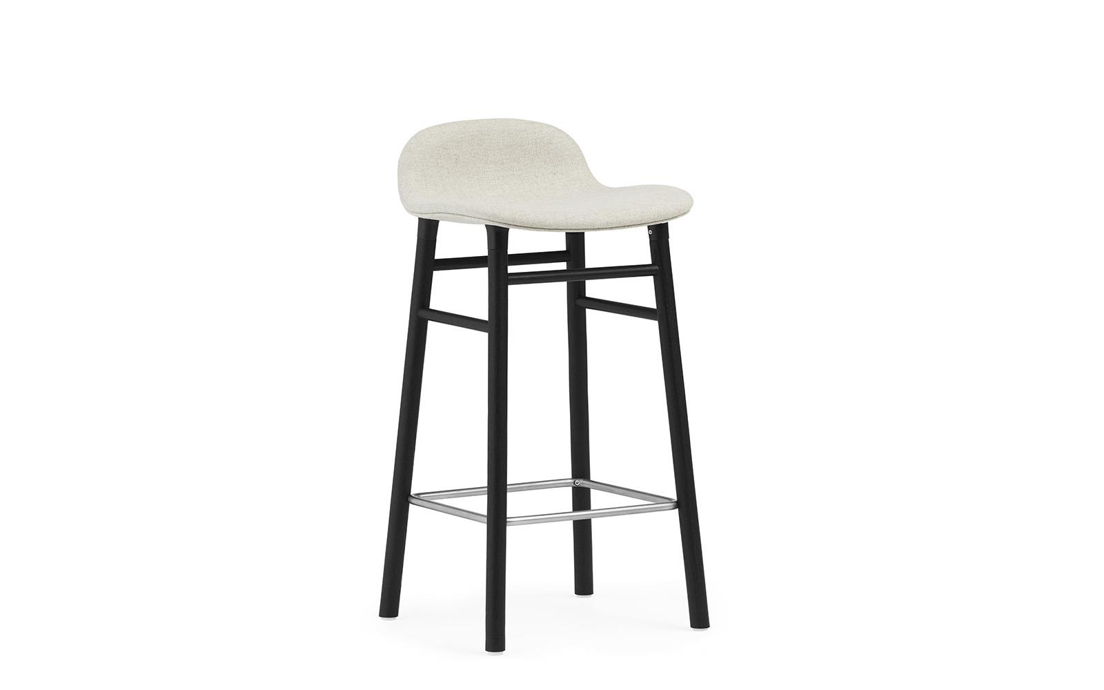 Form Barstool 65 cm Full Upholstery Wood