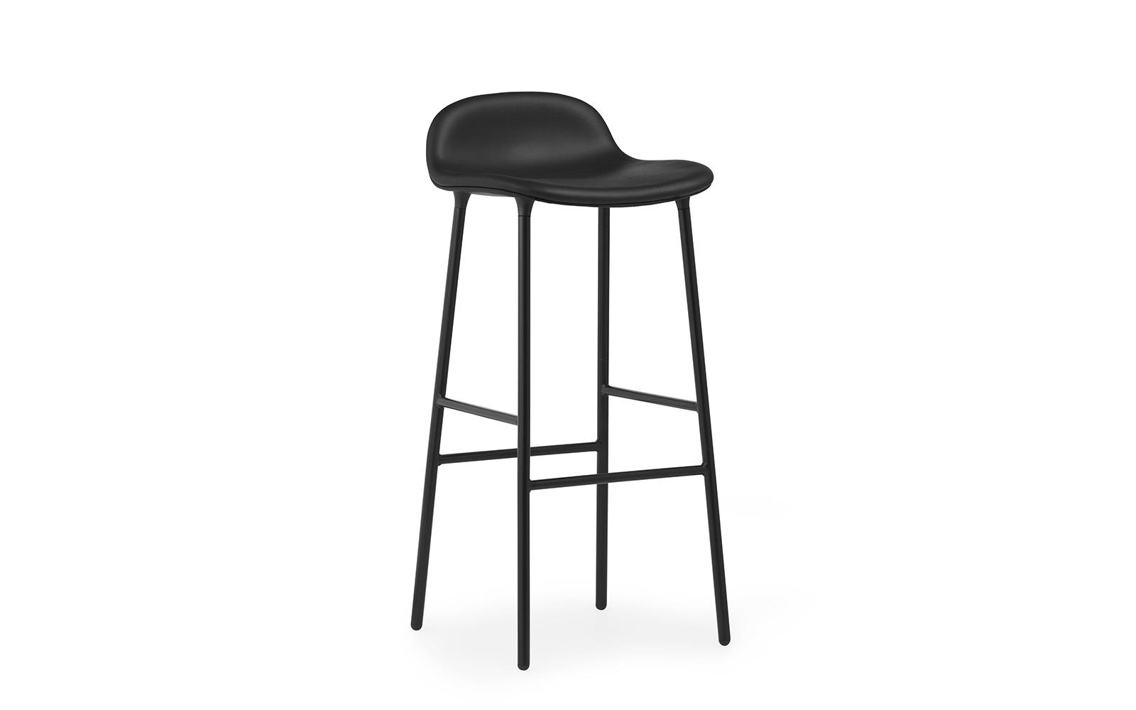 Form Barstool 75 cm Full Upholstery Steel