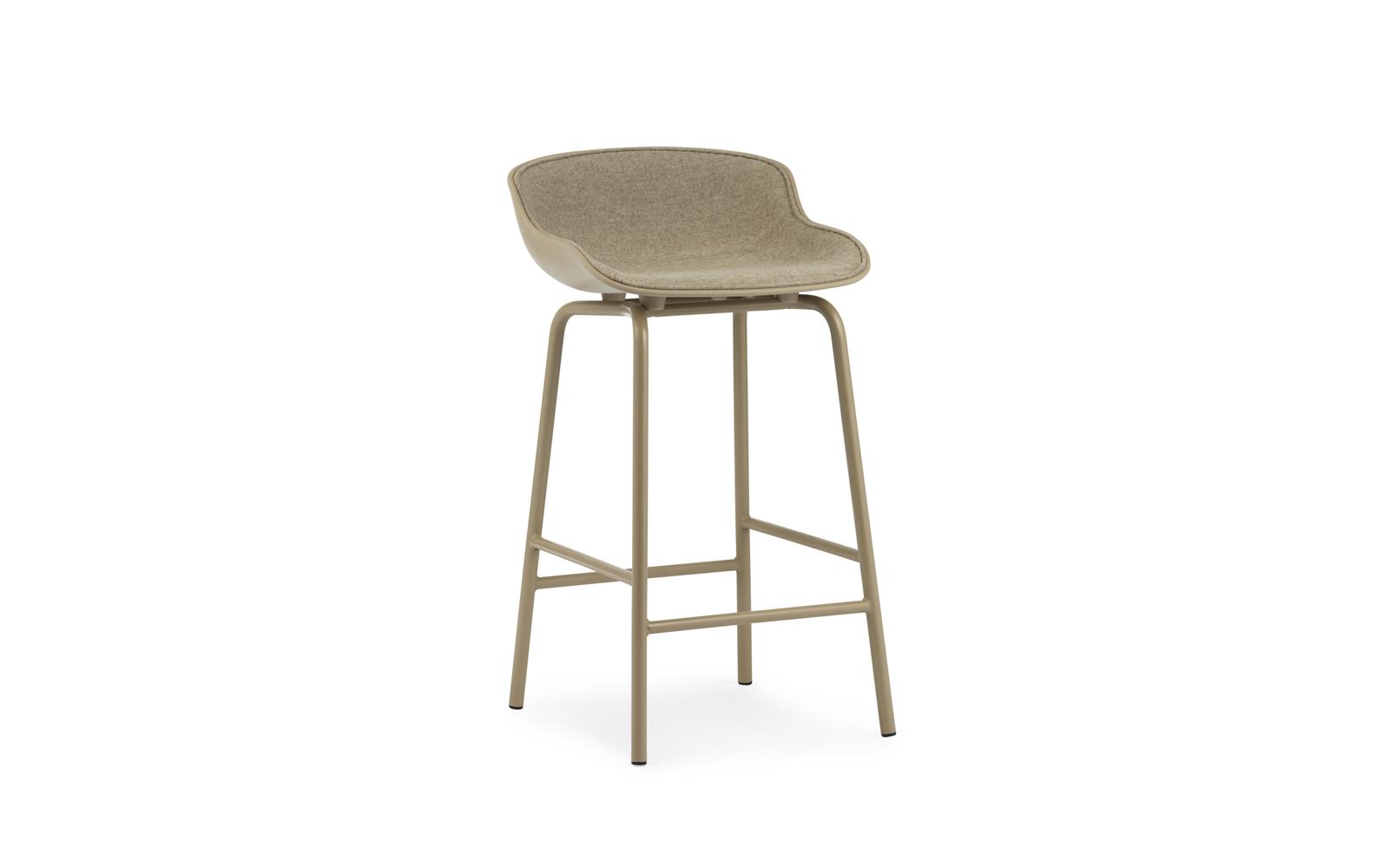 Hyg Barstool 65 cm Front Upholstery Steel