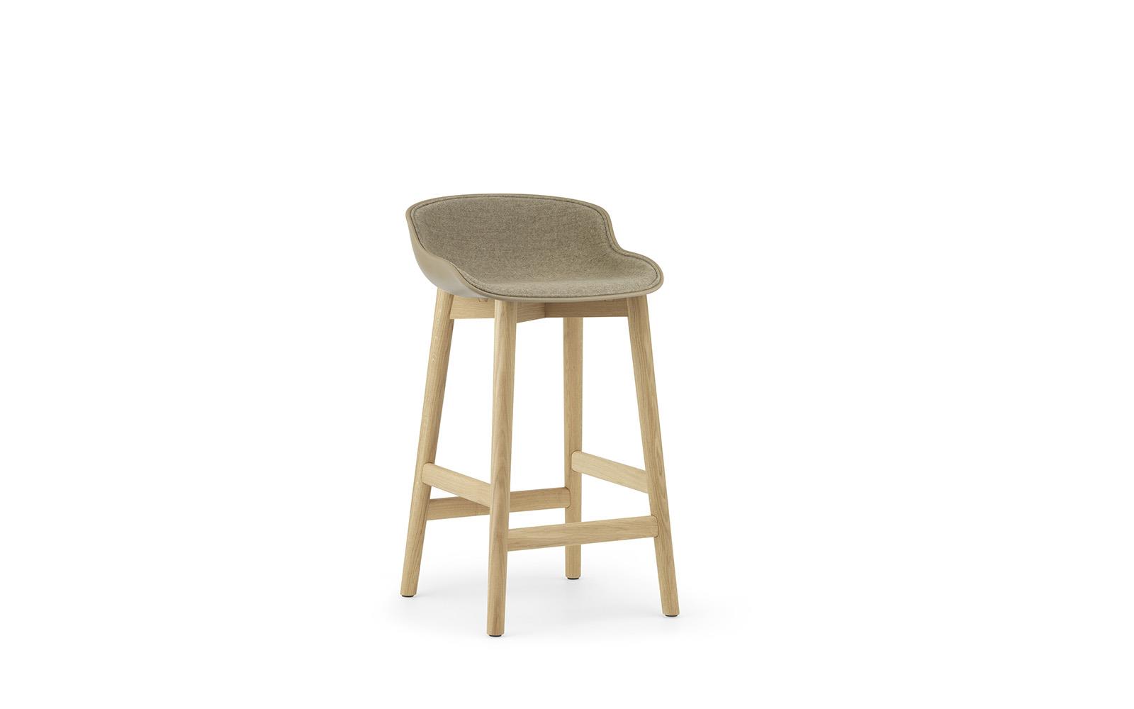 Hyg Barstool 65 cm Front Upholstery Wood