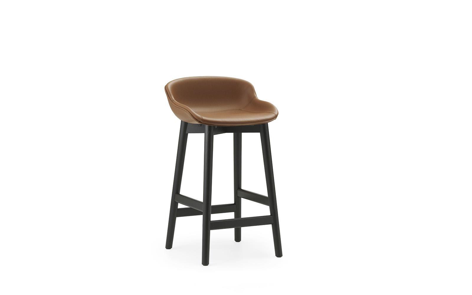 Hyg Barstool 65 cm Full Upholstery Wood