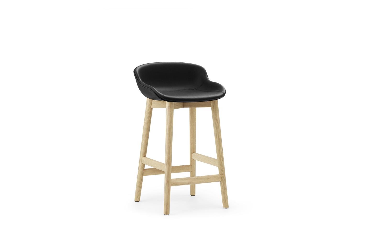 Hyg Barstool 65 cm Full Upholstery Wood