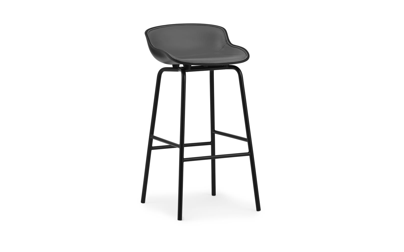 Hyg Barstool 75 cm Front Upholstery Steel
