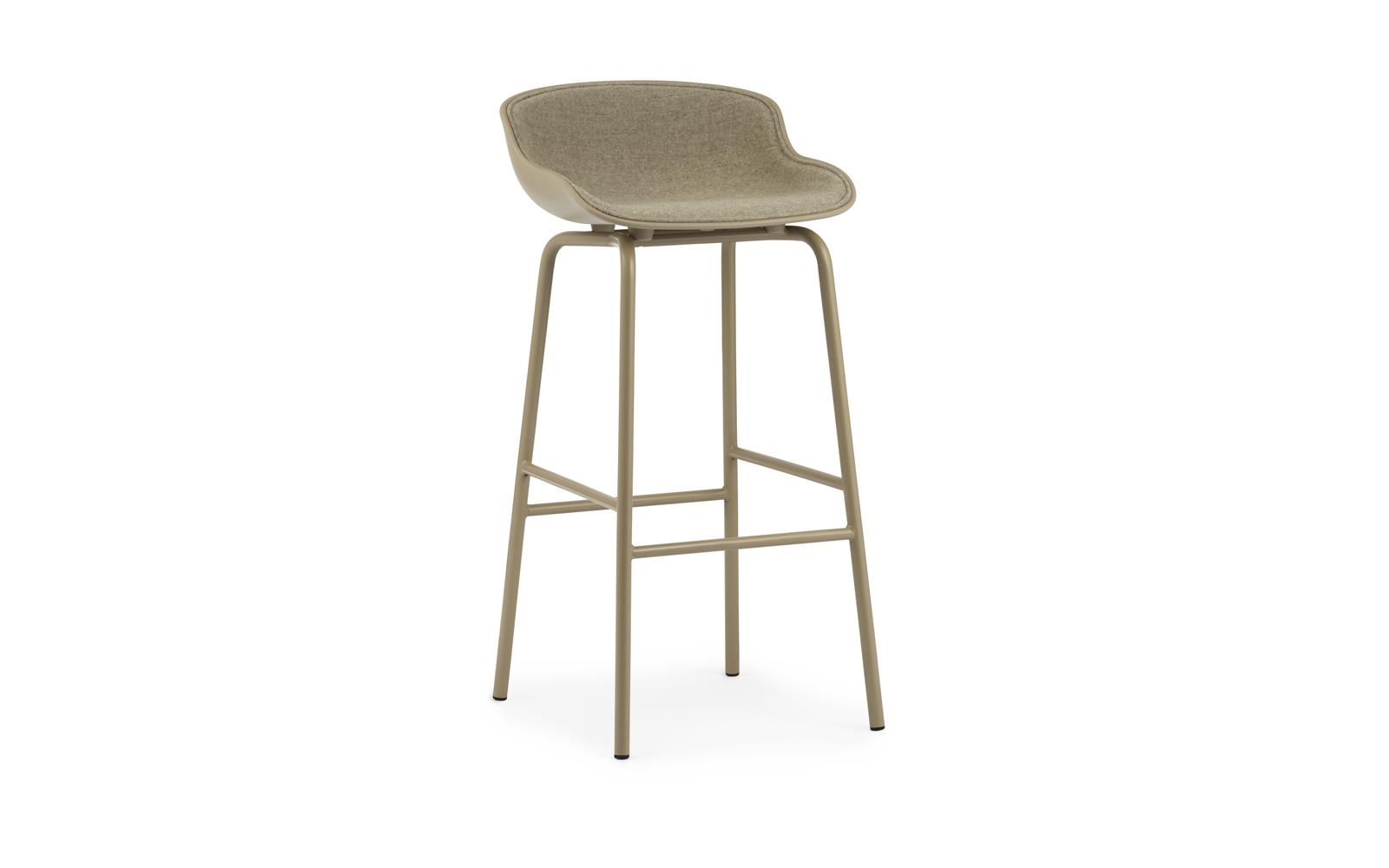 Hyg Barstool 75 cm Front Upholstery Steel
