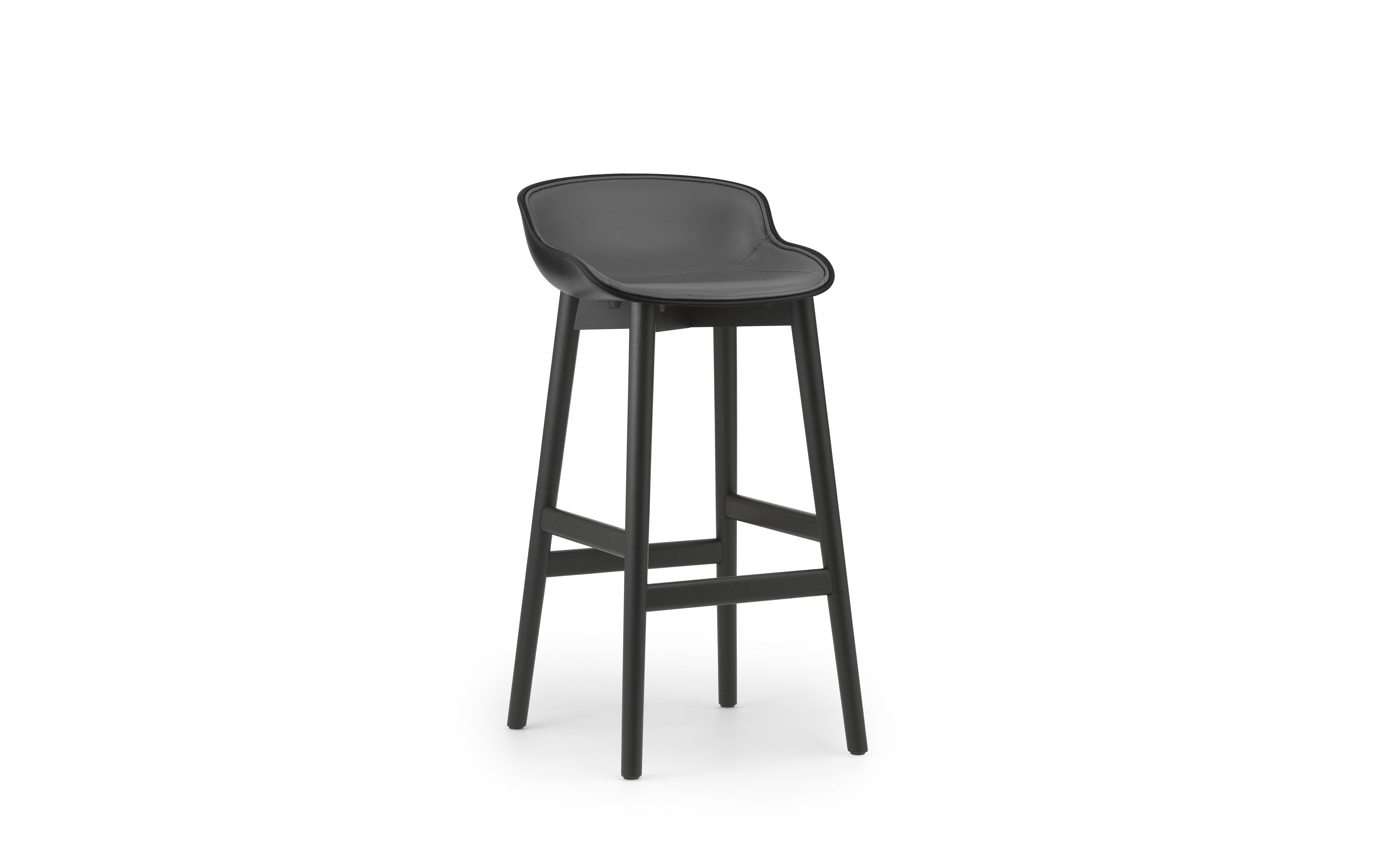 Hyg Barstool 75 cm Front Upholstery Wood