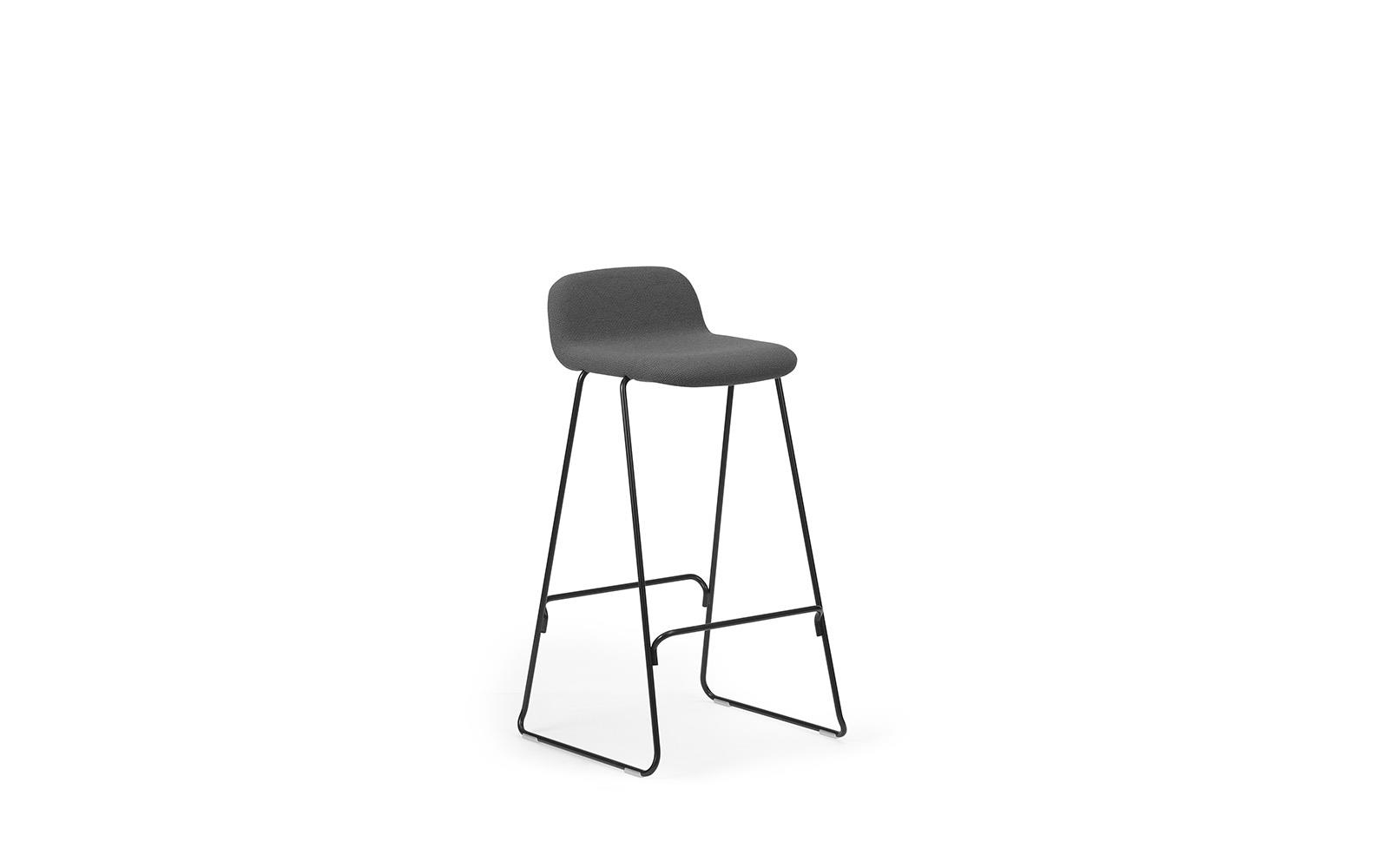 Just Barstool 75 cm Full Upholstery Steel