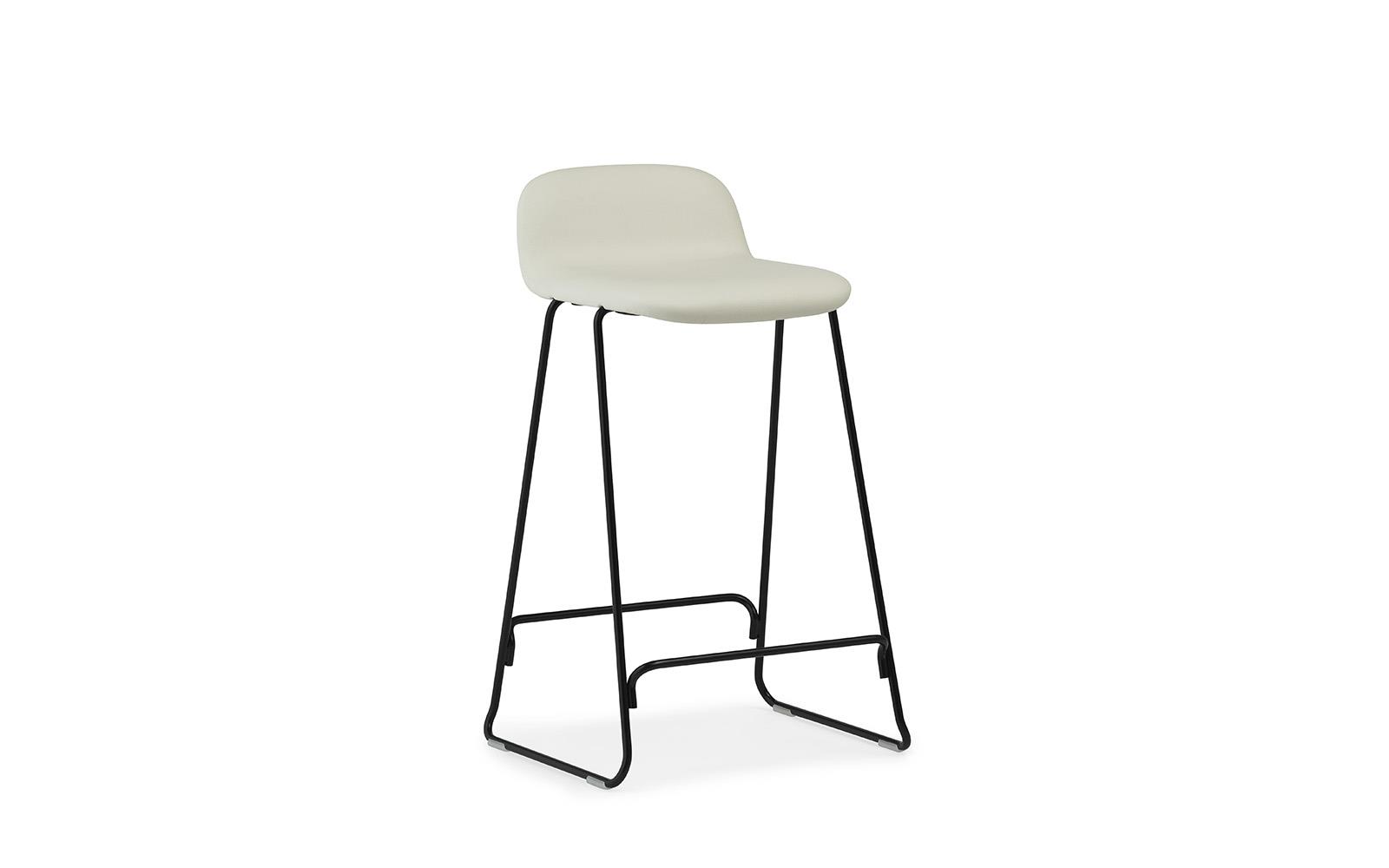 Just Barstool 65 cm Full Upholstery W. Back Steel